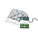 Clean Green Golf Balls 24 Pro Line Recycled Golf Balls Mix - Includes Used Golf Balls Bulk and Mesh Reusable Bag - Recycled & Used Golf Balls for Men and Women