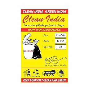180pcs premium medium garbage bags black dustbin bags 18x20  2packs of 90pcs - 180pcs