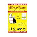 180Pcs. Premium Medium garbage bags| Black Dustbin Bags 18X20 | 2packs of 90pcs - 180pcs