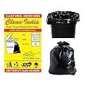 Plastic Garbage Bags/Dustbin Bags, Medium (19X21 Inches) 30 Bags X 8 Packets (M (240 Bags Piece, Black)