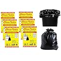 Garbage Bags/Dustbin Bags, Medium (19x21 inches) 30 bags X 6 Packets (M (180 Bags)) GARBAGE BAGS FOR HOME
