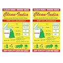 Garbage Bags Medium For Home 60 Piece Pcs, Dustbin Bags, Recyclable Garbage Bag | Size 48 Cm X 54 Cm (30 Pcs X 2) - Green, Plastic