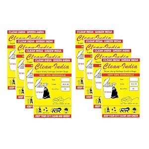 plastic garbage bags premium heavy duty trashdustbin bags for pantry 29x39 inches pack of 8 80 piece