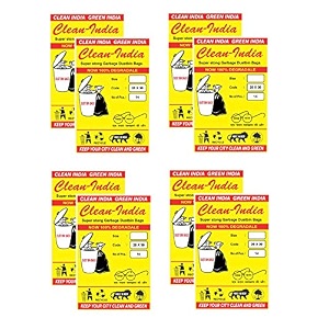 plastic garbage bags premium heavy duty trashdustbin bags for pantry 25x30 inches pack of 8 80 piece