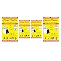 Plastic Garbage Bags Premium Heavy Duty Trash/Dustbin Bags For Pantry (19X21 Inches, Pack Of 4, 120 Piece)