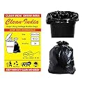 Plastic Garbage Bags Premium Heavy Duty Trash/Dustbin Bags For Pantry (19X21 Inches, Pack Of 8 Count)