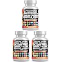 Clean Nutraceuticals Ceylon Cinnamon Capsules + Berberine Turmeric Apple Cider Vinegar Ginseng Bitter Melon Gymnema Milk Thistle Fenugreek Supplement Pills Powder for Men & Women (Pack of 3)