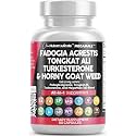 Clean Nutraceuticals Fadogia Agrestis Tongkat Ali Turkesterone Supplement with Horny Goat Weed, Saw Palmetto, Maca Root, Siberian Ginseng, Tribulus Terrestris, Fenugreek, Wild Yam - 60 Count