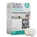 The Clean People Dishwasher Cleaner - Dishwasher Cleaner Tablets for Removing Limescale, Mineral Buildup, Grease & Odors - 10 Count, Citrus Scent
