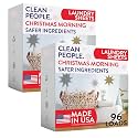 The Clean People Laundry Detergent Sheets - Laundry Soap - Ultra Concentrated, Recyclable Packaging, Stain Fighting - Christmas Morning (192 Count)