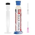No Clean Soldering Flux 559 10CC 10mL Solder Fluxes Paste Syringe for Electronics 10 Milliliters with Needle Dispensing Tool (Pack of 1Pcs)