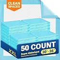 CLEAN SPACES 30" x 36" 100 Ct Disposable Bed Pads for Adults / Pets