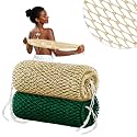 Cleangor 2Pcs African Net Sponge Authentic with Knots - Exfoliating Body