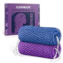 Cleangor 2Pcs African Net Sponge Authentic with Knots - Exfoliating Body