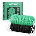Cleangor 2Pcs African Net Sponge Authentic with Knots - Exfoliating Body