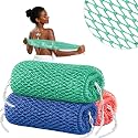 Cleangor 3Pcs African Net Sponge Authentic with Knots - Exfoliating Body