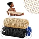 Cleangor 3Pcs African Net Sponge Authentic with Knots - Exfoliating Body