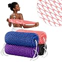 Cleangor 4Pcs African Net Sponge Authentic with Knots - Exfoliating Body