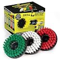 Cleaning Supplies - Drill Brush - Stiff, Medium, and Soft Power Scrubbers