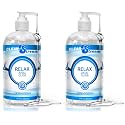 Cleanstream Relax WaterBased Glide,Unscented,Fragrance Free Lubricant-17 oz (Pack of 2)
