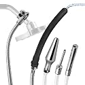 Cleanstream Shower Enema Set with 6 Ft Hose, 4 Silicone & Aluminum Tips