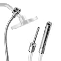 Cleanstream Shower Enema System with 6Foot Metal Hose, Dual Nozzle Set