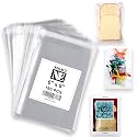 Clear Adhesive Cellophane Bags-180 PCS 6"x9" Self Sealing Bags Good for Bakery, Candle, Soap, Cookie etc.