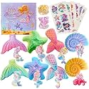 Clear&Fresh Mermaid Bath Bombs for Kids with Surprise Toys Inside,