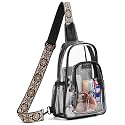 Clear Bag for Stadium Events Approved Clear Purses for Women Crossbody Transparent Bag Stadium Bags for Concert Sport
