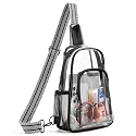 Clear Bag for Stadium Events Approved Clear Purses for Women Crossbody Transparent Bag Stadium Bags for Concert Sport