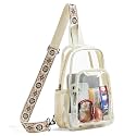Clear Bag for Stadium Events Approved Clear Purses for Women Crossbody Transparent Bag Stadium Bags for Concert Sport