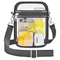 Clear Bag for Stadium Events, Crossbody Satchel Bag Stadium Approved