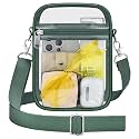Clear Bag for Stadium Events, Crossbody Satchel Bag Stadium Approved