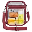Clear Bag for Stadium Events, Crossbody Satchel Bag Stadium Approved