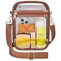 Clear Bag for Stadium Events, Crossbody Satchel Bag Stadium Approved
