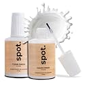 Clear Coat for Wood Stain Repairs, Brush-On Matte and Gloss Finish, Sealing and Sheen Matching, Interior and Exterior Wood, 2 fl oz Total by spot.