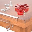 Clear Corner Protector 20ft(6M) with 4 Corners,Corner Protector Baby Proofing,Furniture Corner Guard & Edge Safety Bumpers, Soft Edge Protector with Upgraded Pre-Taped Strong Adhesive