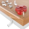 Clear Corner Protectors,Corner Protector Baby Proofing 32.8ft(10M) with 4 Corners,Furniture Corner Guard &amp; Edge Safety Bumpers,Soft Edge Protector with Strong Adhesive