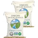 CLEAR CREEK Certified Glyphosate Residue Free Einkorn Wheat Berries | 8 lb (2-4 lb bags) Non-GMO Project Verified