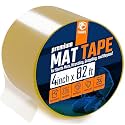Clear Mat Tape for Wrestling Grappling Gymnastics Jiu Jitsu MMA Floor | Exercise Roll Out Mats Foam Tiles | Home Mats & Gym Floor Tape (1, 4 Inch)