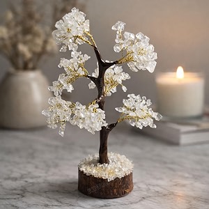 Clear Quartz Crystal Tree with 300 Natural