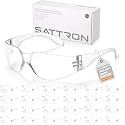 Clear Safety Glasses Bulk of 24, ANSI Z87.1 Eye Protection for Women Men, Scratch &amp; Impact Resistant Protective Glasses, Ideal for Lab, Construction, Shooting