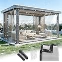 Clear Tarp with Grommets 8x16 ft Heavy Duty Clear Tarps 14 Mil Thickened Tear-Resistant Reinforced Edges for Porch Garden Patio Chicken Coop Plant Winterizing Camping