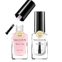 Clear Top Coat and Sheer Pink Base Coat Ridge Filler Strengthen