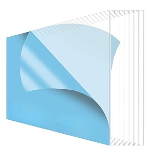 clear transparent acrylic plexiglass 3mm sheet pieces 2034 x 2434 3mm pack of 2 transparent