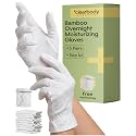 Clearbody Organics Overnight Moisturizing Gloves for Dry Hands, Medium, 5pk