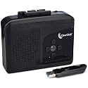 ClearClick Cassette Tape to USB 2.0 (Second Generation) | Convert Cassette Tapes to Digital MP3 Audio Files on USB Flash Drive | File Splitting Feature | Instant Setup | 16 GB USB Drive Included