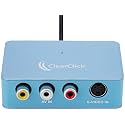ClearClick Video to USB Lite - USB Audio Video Capture Device - Input AV, RCA, S-Video, VCR, VHS, Camcorder, Video8, Hi8, DVD, Retro Gaming Systems - USB-C Plug & Play