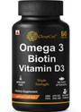 Clearcut Omega 3 capsule Fish Oil Biotin Vitamin D3 Triple Strength Heart Hair Joints