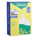 Cleevo Floor Cleaner Liquid (2L Refill Pack) | 1 Pouch = 1L Floor Cleaners for Mops | Chlorine-Free Surface Cleaner, All-Purpose Floor Cleaning Liquid (Zesty Lemon)